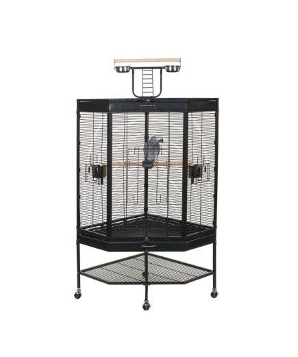 Liberta Alaska Corner Parrot Cage with Playgym Top